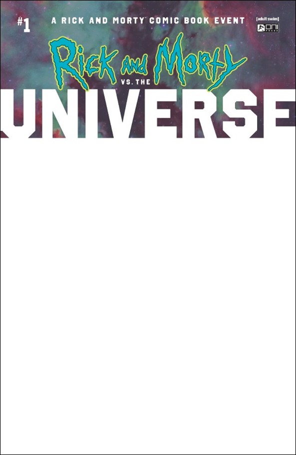 Rick and Morty vs. the Universe issue 1-D Blank Sketch Cover