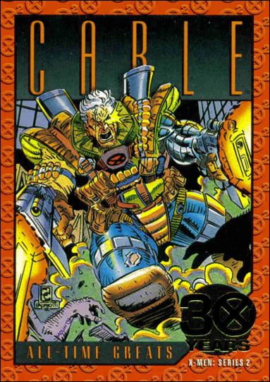 X-Men: Series 2 (30 Years Gold Foil Subset) card G-1 Cable