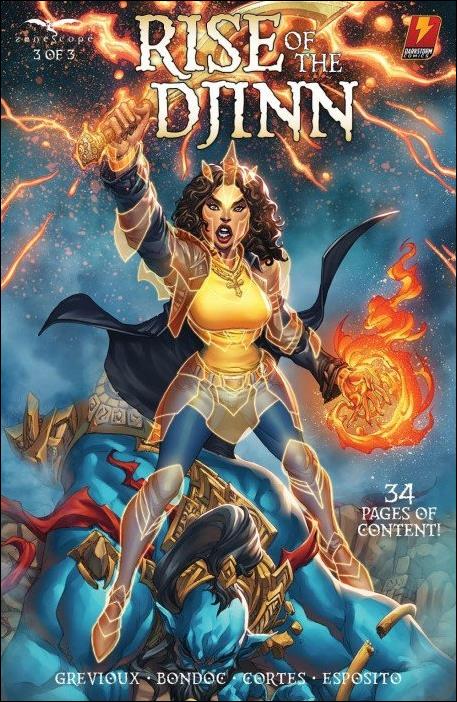 Rise of the Djinn issue 3 Paolo Pantalena Cover