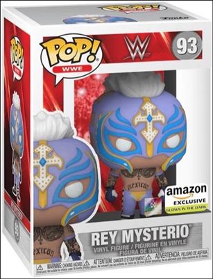 POP! WWE figure 93-B Rey Mysterio (GITD) Amazon Exclusive