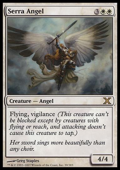 Magic the Gathering: 10th Edition (Base Set) card 39 Serra Angel