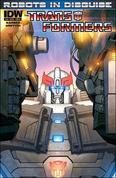 Transformers: Robots in Disguise (2012) issue 13 Andrew Griffith Cover