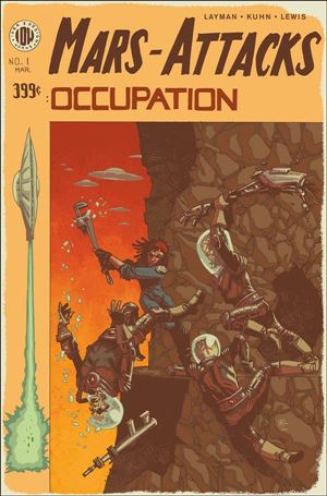 Mars Attacks: Occupation issue 1-D Andy Kuhn 1:10 Cover