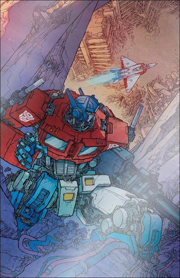 Transformers (2023) issue 1-ZM Ryan Barry Exclusive Virgin Foil Cover