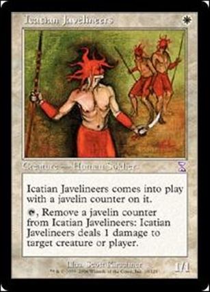 Magic the Gathering: Time Spiral (Timeshifted Subset) card 10 Icatian Javelineers