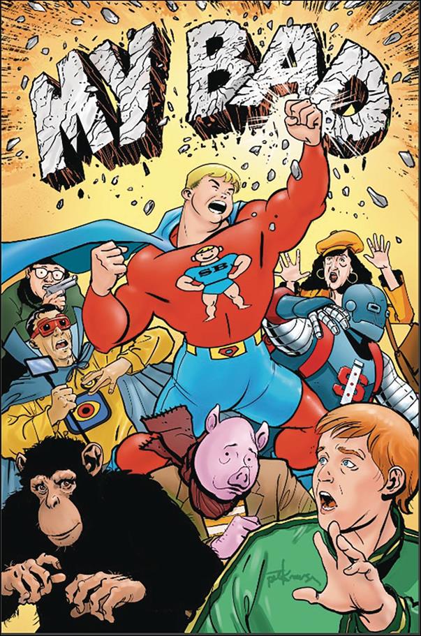 My Bad: Escape from Peculiar Island issue 4 Peter Krause Cover