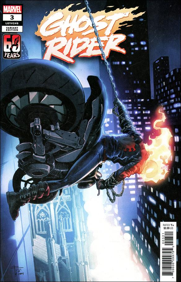 Ghost Rider (2022) issue 3-B Francesco Mobili Spider-Man 60th Anniversary Cover