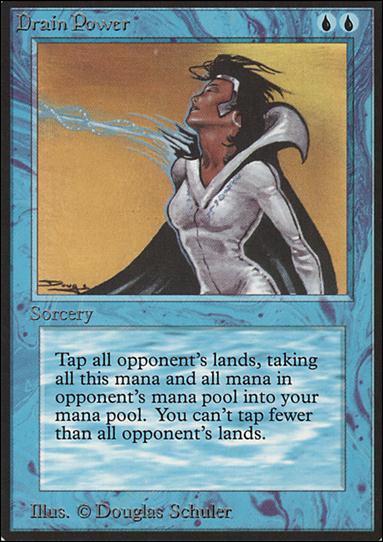 Magic the Gathering: Limited Edition Beta (Base Set) card 57 Drain Power