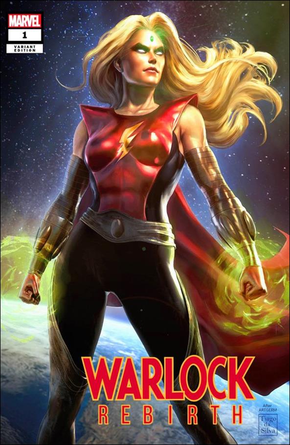 Warlock: Rebirth issue 1-E Tiago Da Silva Cover