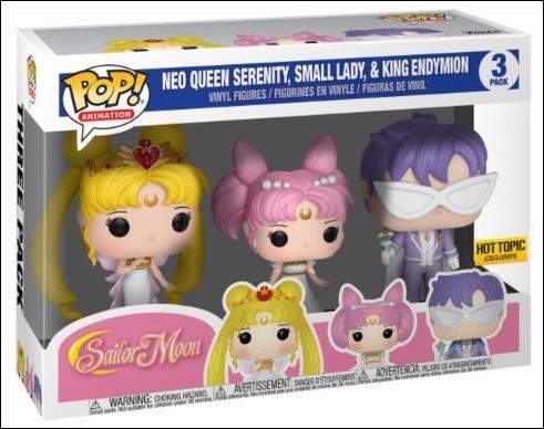 Pop! Animation Multi-Packs figure '24' Neo Queen Serenity, Small Lady, & King Endymion