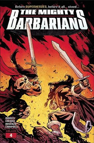 Mighty Barbarians issue 4 Justin Mason Cover