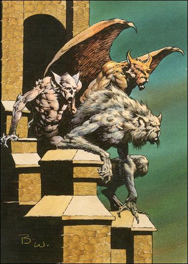 Bernie Wrightson II: More Macabre (Base Set) card 49 A Garniture of Gargoyles