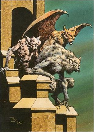 Bernie Wrightson II: More Macabre (Base Set) card 49 A Garniture of Gargoyles