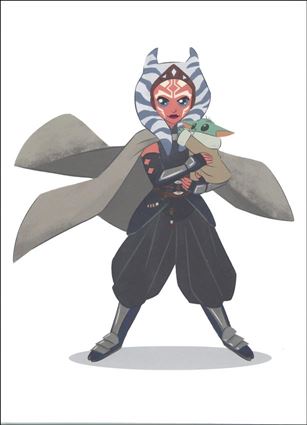 Star Wars Insider Special Edition issue 2023-C Ahsoka and Grogu Virgin FOC Cover
