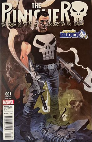 Punisher (2016) issue 1.00-M Chris Stevens Comic Block Cover