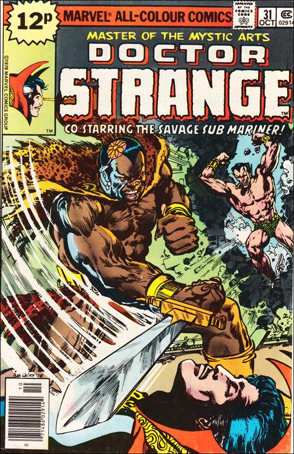 Doctor Strange (1974) issue 31-B UK Price Cover