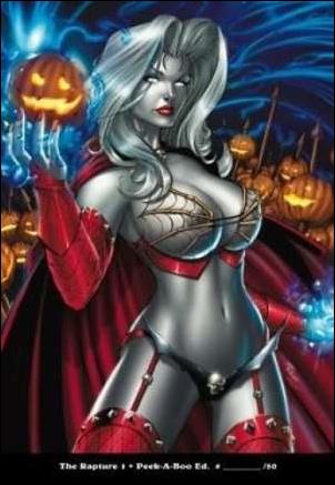 Lady Death: The Rapture issue 1-DV Peek-A-Boo Edition 1/50