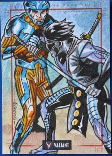 2013 Valiant Comics Preview Trading Card Set (Sketch Card Subset) card AS-05