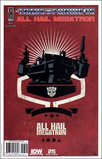 Transformers: All Hail Megatron issue 13-C Trevor Hutchison 1:10 Cover