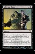 Magic the Gathering: Dissension (Base Set) card 46 Infernal Tutor