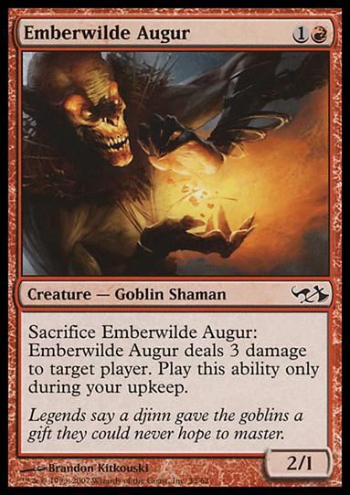 Magic the Gathering: Duel Decks: Elves vs. Goblins (Base Set) card 35 Emberwilde Augur