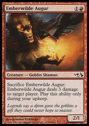 Magic the Gathering: Duel Decks: Elves vs. Goblins (Base Set) card 35 Emberwilde Augur