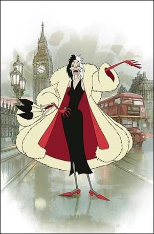 Disney Villains: Cruella De Vil issue 1-G Joshua Middleton 1:15 Virgin Cover