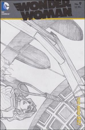 Wonder Woman (2011) issue 9-B Wraparound 1:25 Sketch Cover