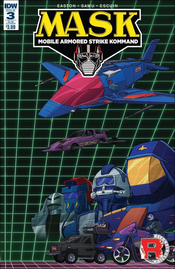 M.A.S.K.: Mobile Armored Strike Kommand issue 3-B Dan Schoening Subscription Cover