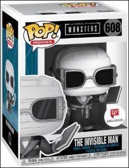 POP! Movies figure 608-C The Invisible Man (B&W) Walgreens Exclusive