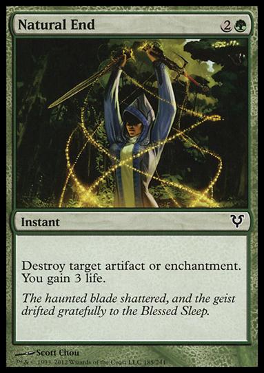 Magic the Gathering: Avacyn Restored (Base Set) card 185 Natural End