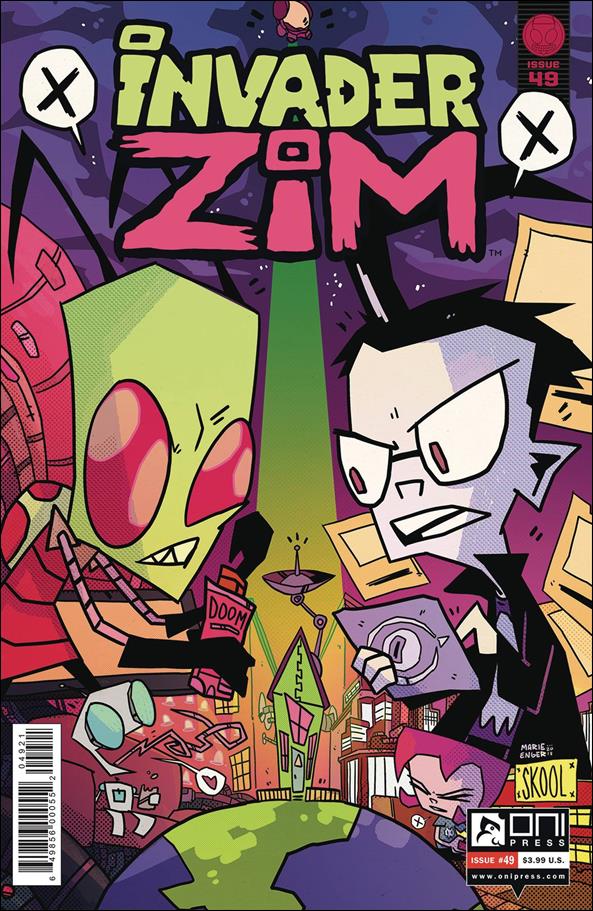 Invader Zim issue 49-B Marie Enger Cover