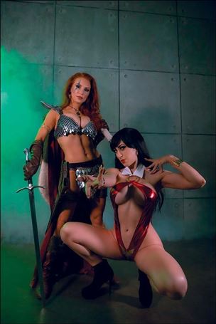 Die!namite Lives! issue 3-O 1:40 Virgin Cosplay Photo Cover