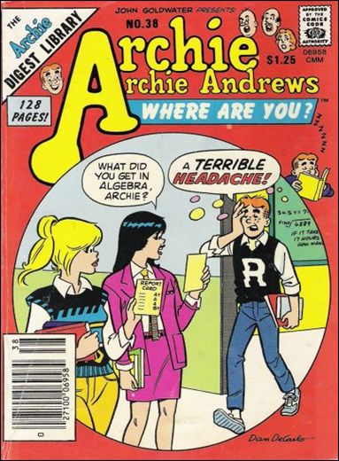 Archie…Archie Andrews, Where Are You Comics Digest Magazine issue 38