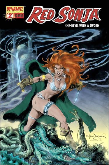 Red Sonja (2005) issue 2-D Frank Brunner Cover