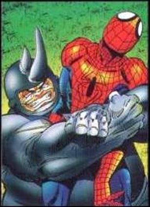 Spider-Man II: 30th Anniversary 1962 - 1992 (Base Set) card 45 The Rhino