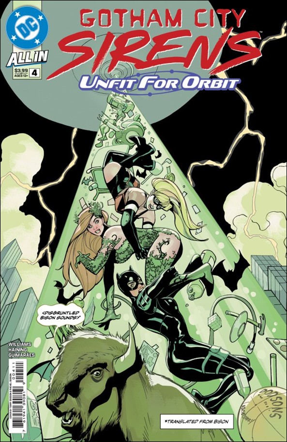 Gotham City Sirens: Unfit for Orbit issue 4 Terry Dodson Cover