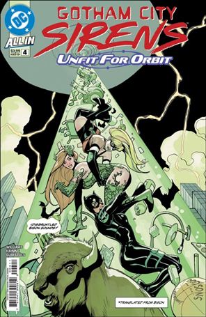 Gotham City Sirens: Unfit for Orbit issue 4 Terry Dodson Cover