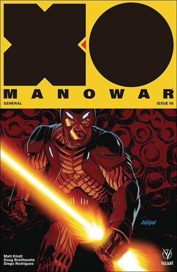 X-O Manowar (2017) issue 6-B Dave Johnson Cover
