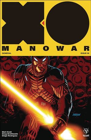 X-O Manowar (2017) issue 6-B Dave Johnson Cover