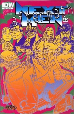 Next Men: Aftermath issue 42-B 1:10 Psychedelic Cover