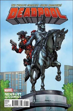 Deadpool (2016) issue 1-K Tom Raney Newbury Comics Cover
