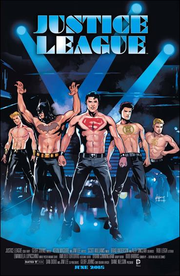 Justice League (2011) issue 40-D Emanuela Lupacchino "Magic Mike" Movie Cover
