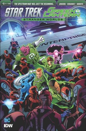 Star Trek/Green Lantern (2016) issue 3 Angel Hernandez Cover