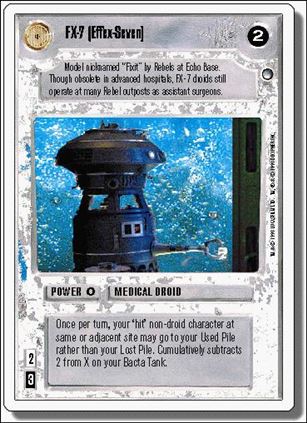 Star Wars: Hoth Revised (Base Set) card 84 FX-7 (Effex-Seven)
