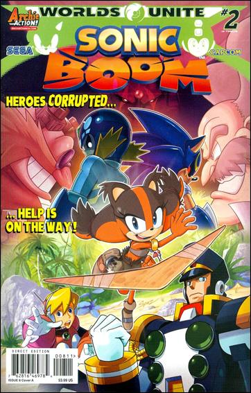 Sonic Boom issue 8 Patrick "Spaz" Spaziante Cover