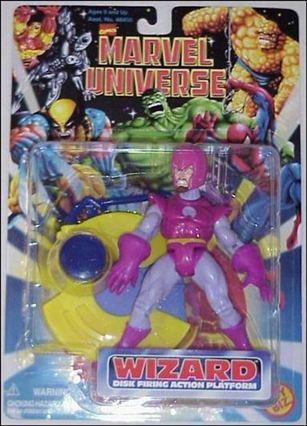 Marvel Universe (1996) figure 23 Wizard (with Disk Firing Action Platform)