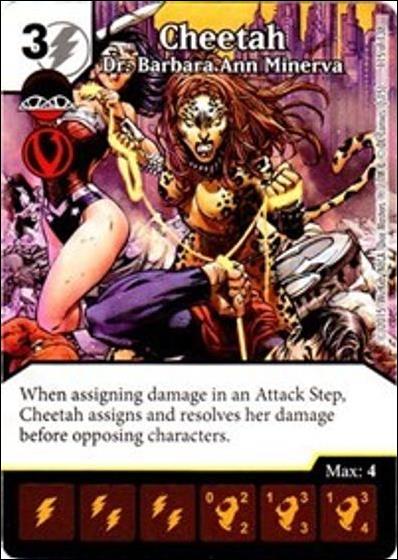 DC Comics Dice Masters Justice League  card 113 Cheetah - Dr. Barbara Ann Monerva