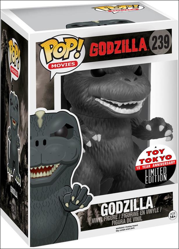 POP! Movies figure 239-B Godzilla (Black & White) Toy Tokyo