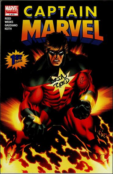 Captain Marvel (2008) issue 1-B DF Ed McGuinness Cover (Signed by Brian Reed) 1/35